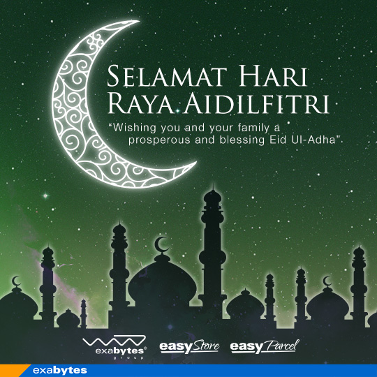 Hari Raya Aidilfitri Greetings from Exabytes - Exabytes 